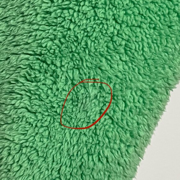 American Eagle Womens Bear Hug Oversized Sherpa Jacket XS/S Green Chunky Cozy - Picture 8 of 8